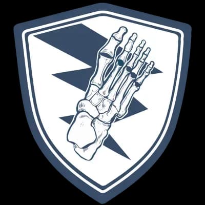 No Easy Feet logo