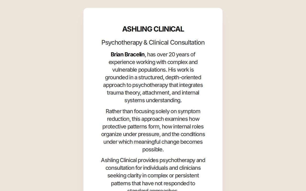 Ashling Clinical