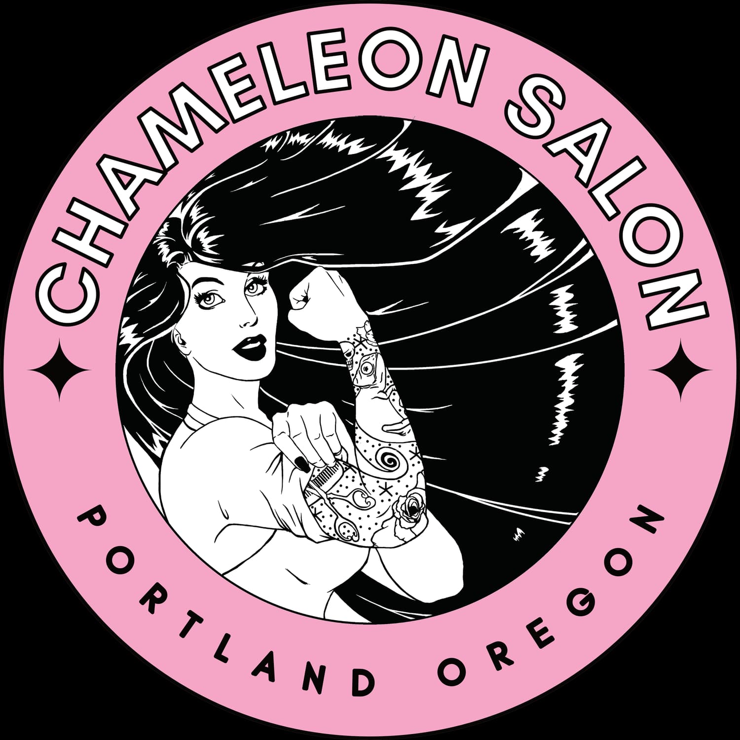 Chameleon Hair Salon logo