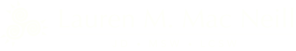 Lauren MacNeill JD, MSW, LCSW logo